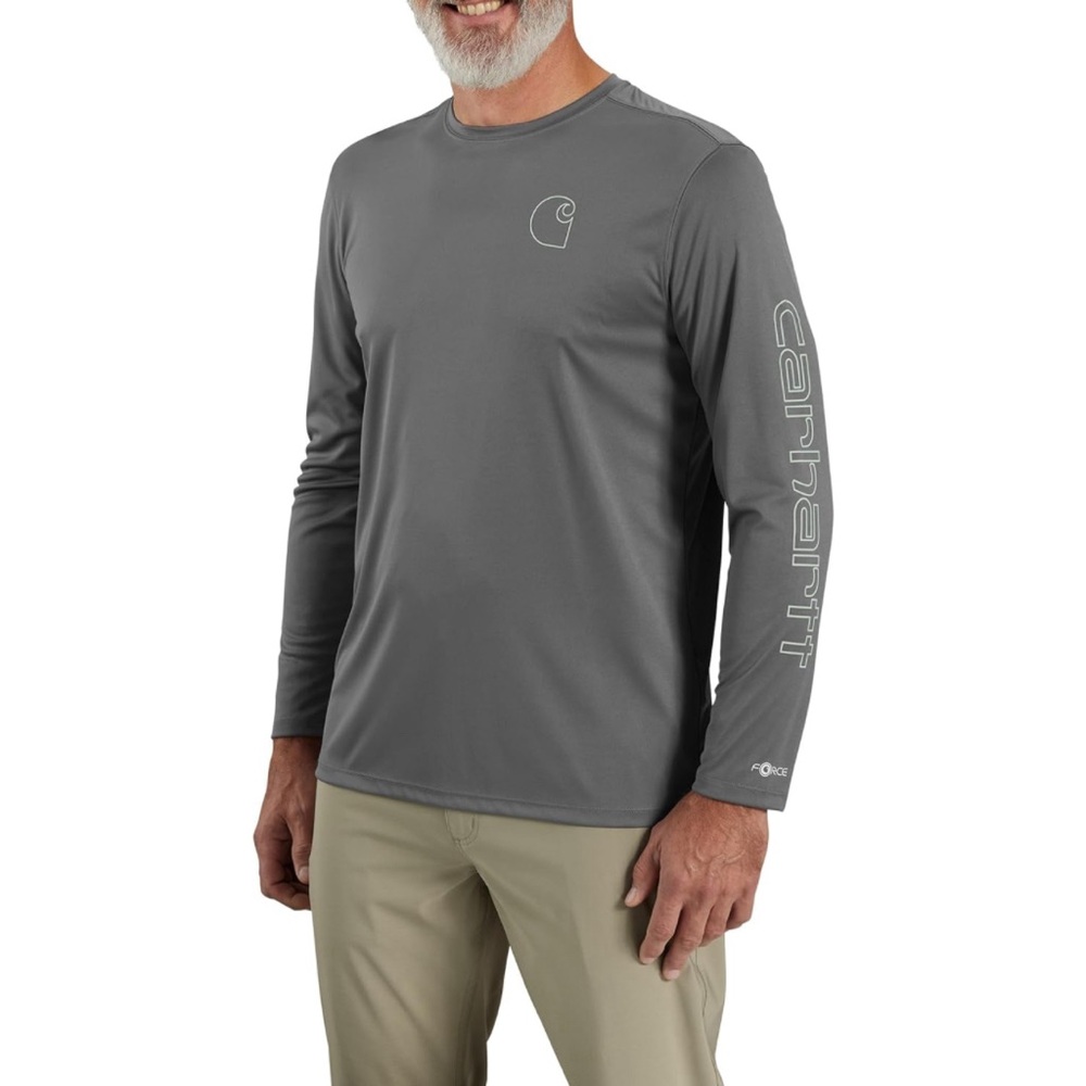 NWT Carhartt Men's Force Sun Defender Long Sleeve Shirt